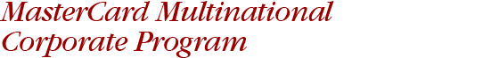 MasterCard Multinational Corporate Program