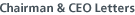 Chairman & CEO Letters
