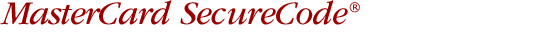 MasterCard SecureCode&reg;