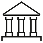 Financial institution icon
