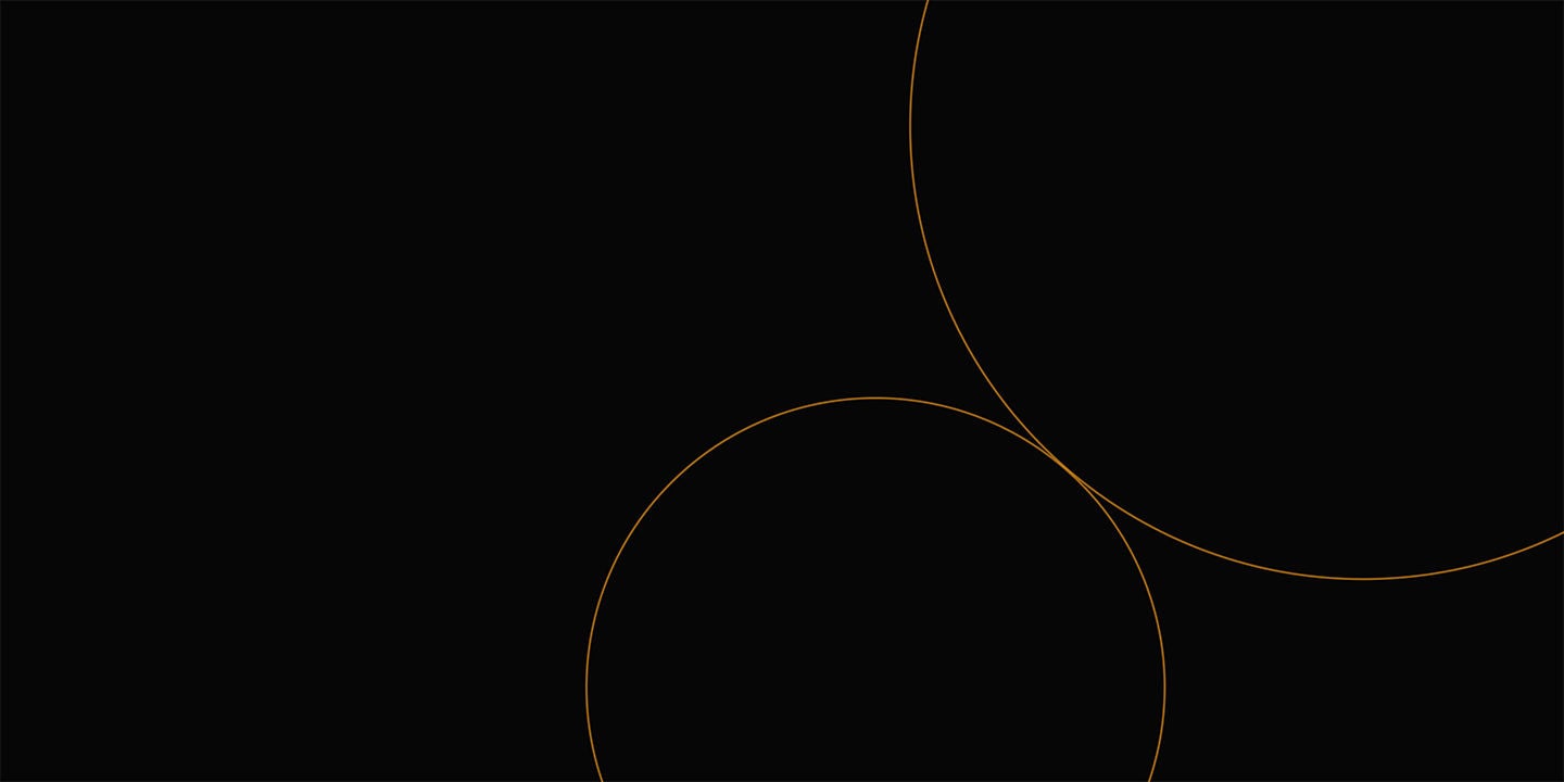 Black background with orange circles