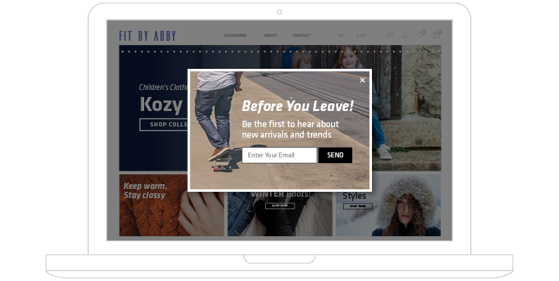 Newsletter subscription example