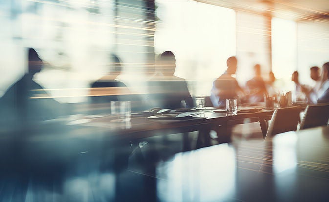 Group in a business meeting