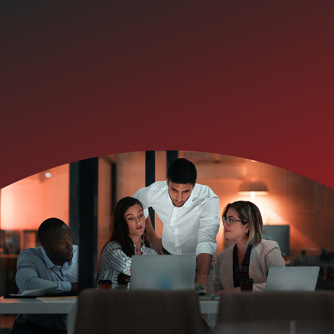 People at a table
