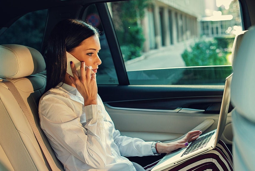 woman talking on the phone