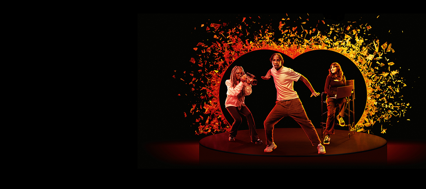 People performing image poster