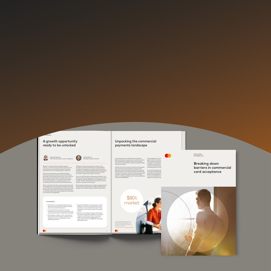 Report image with man looking into the distance