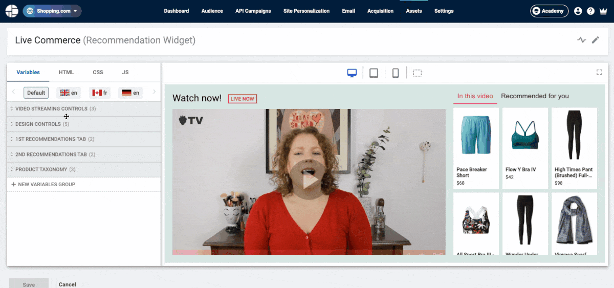 Lifestream shopping gif