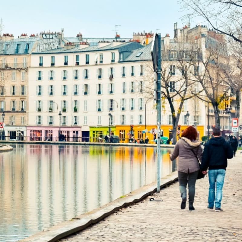 european building by the river