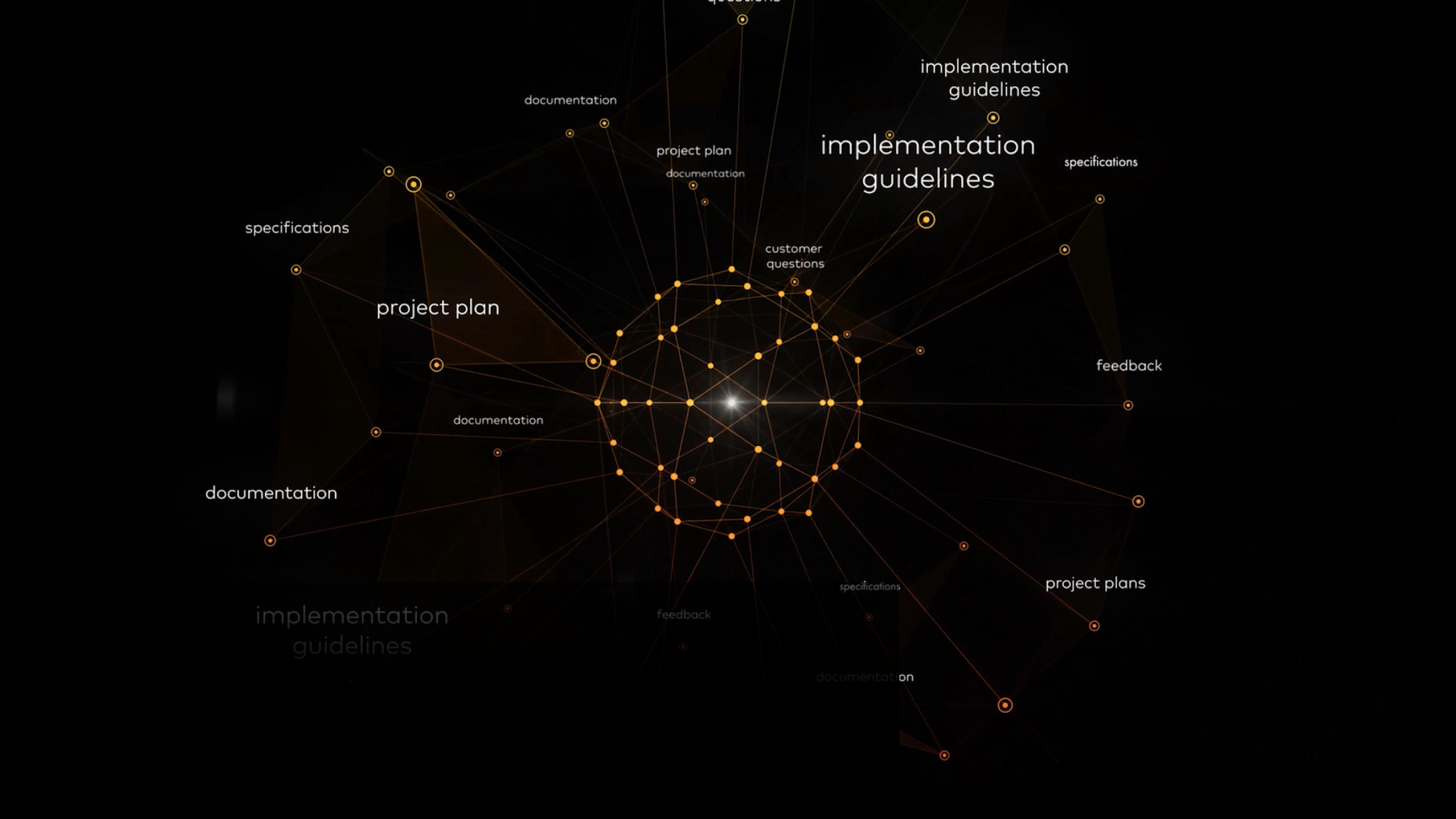 Abstract scatter chart image.