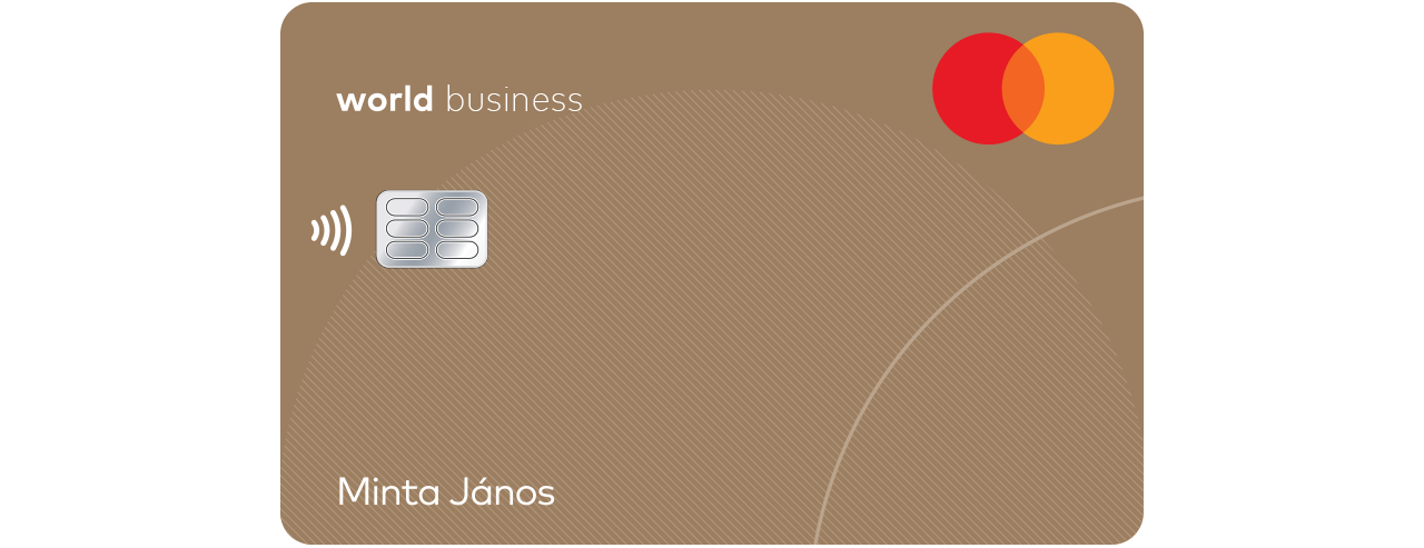 Üzleti Mastercard World kártya