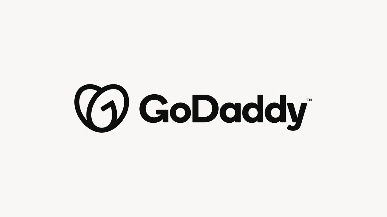 GoDaddy logo.