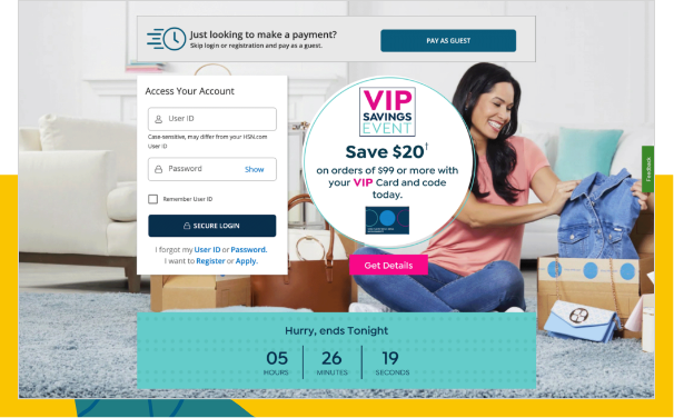Personalized credit card applications example