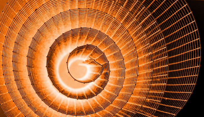 Orange spiral