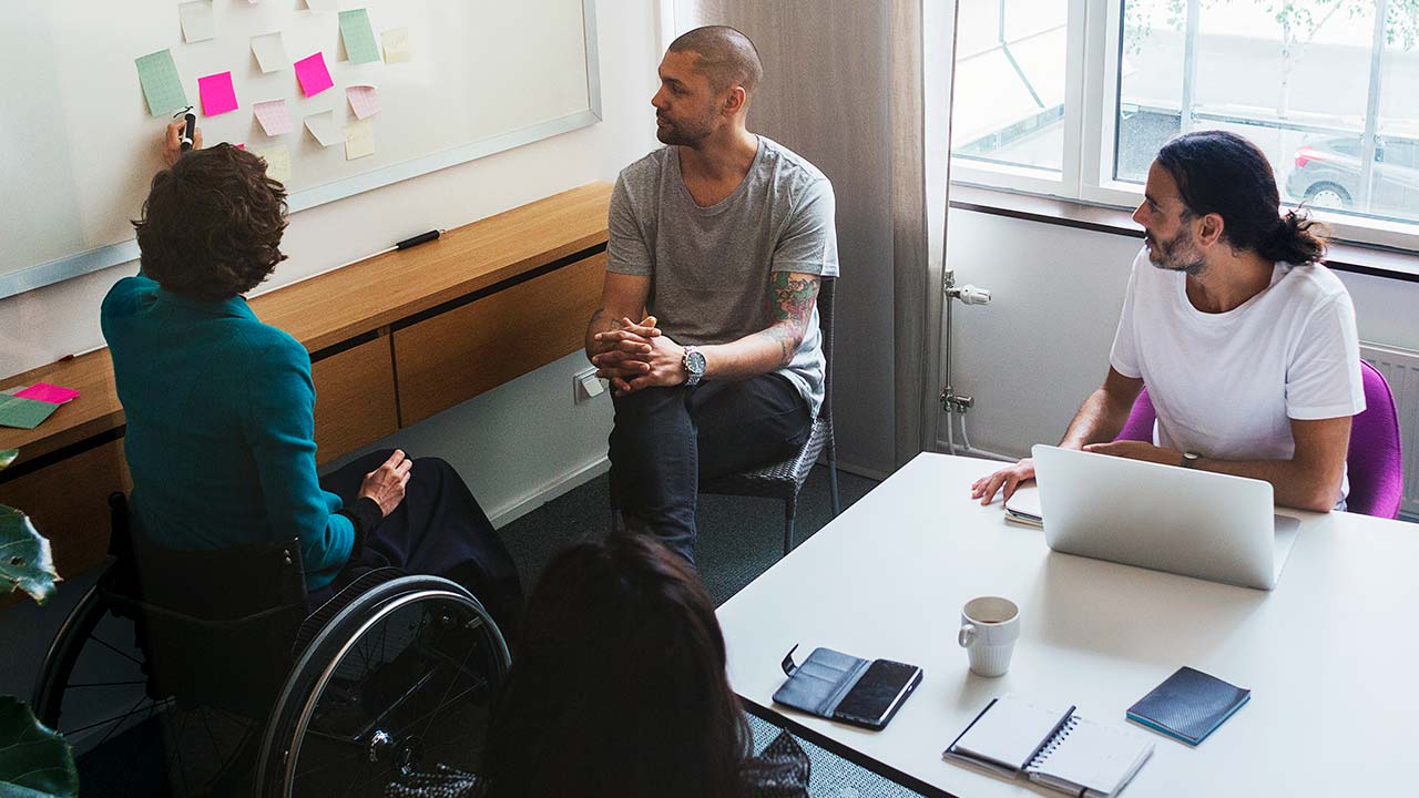 Réunion d'affaires.