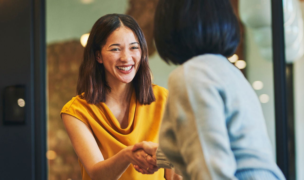 Merchant meeting with a Mastercard relationship manager.