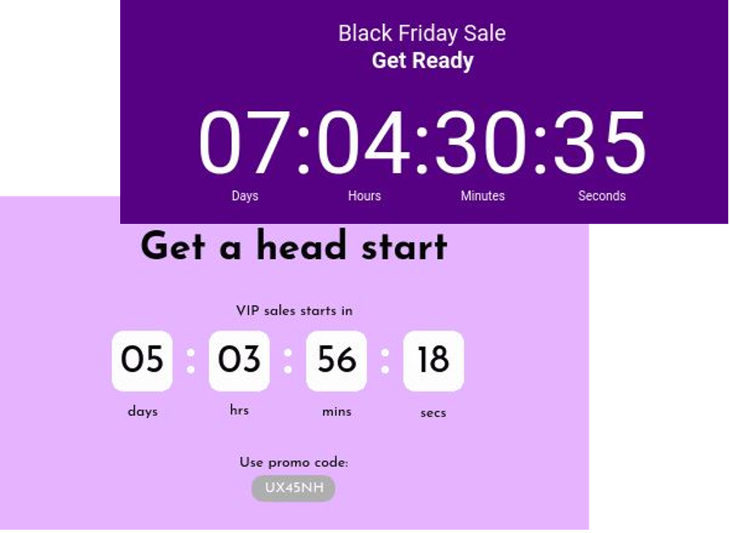 Personalization example