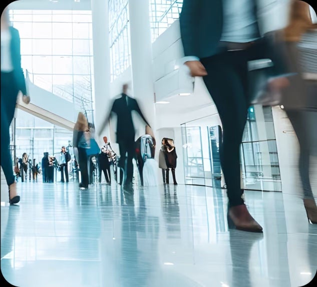 Rušný letiskový terminál