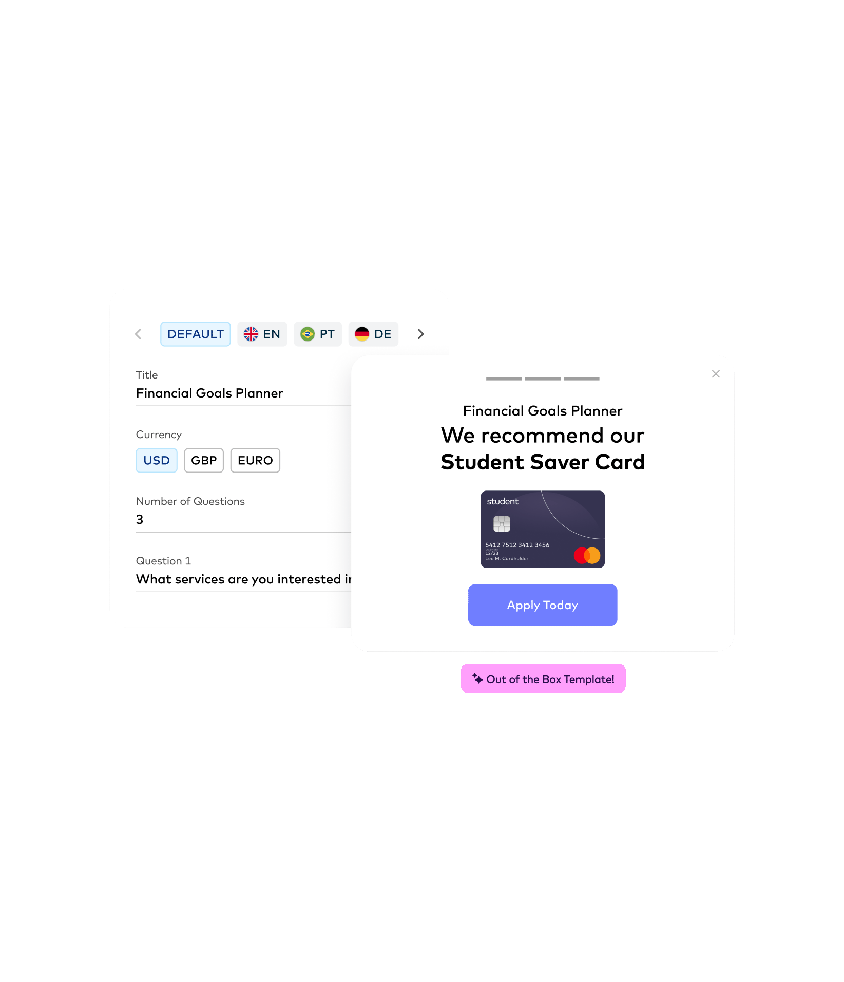 Example of how to build a recommendation experience quickly with Dynamic Yield