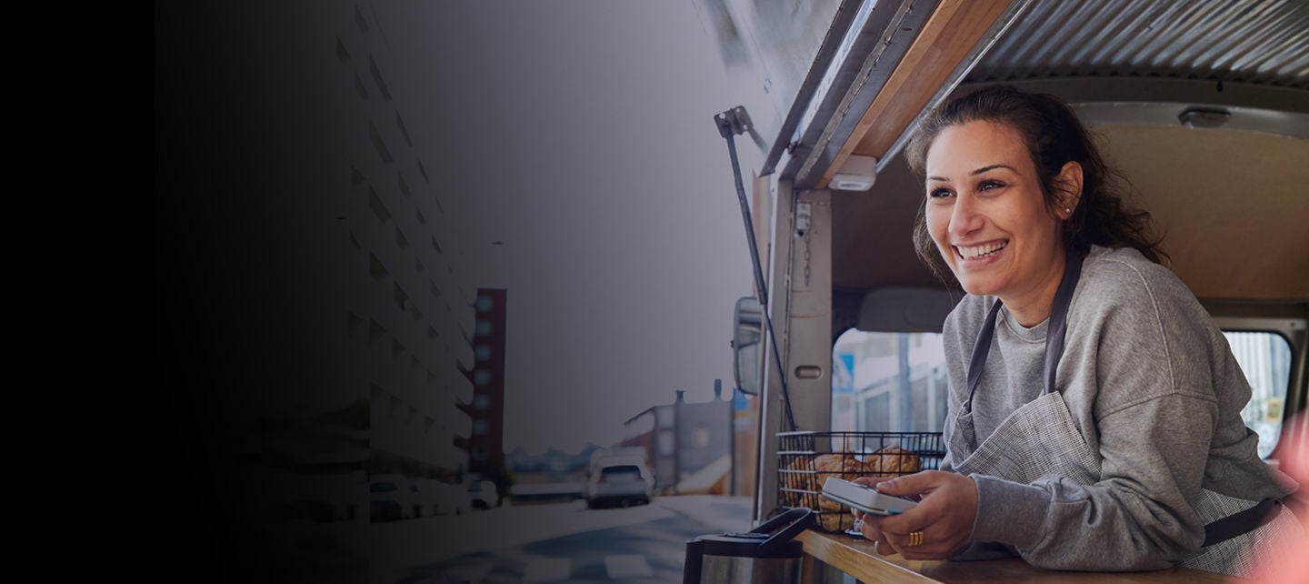 Orange gradient background