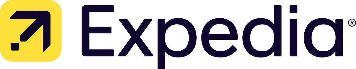 Expedia logo.