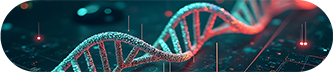Illustration of a DNA strand.