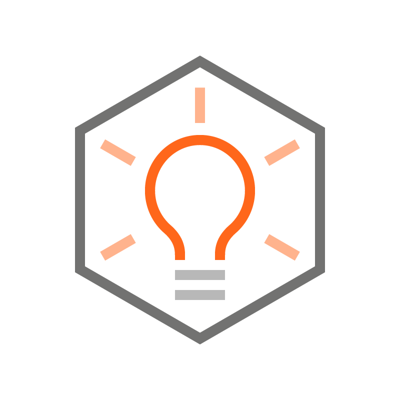 Design thinking icon
