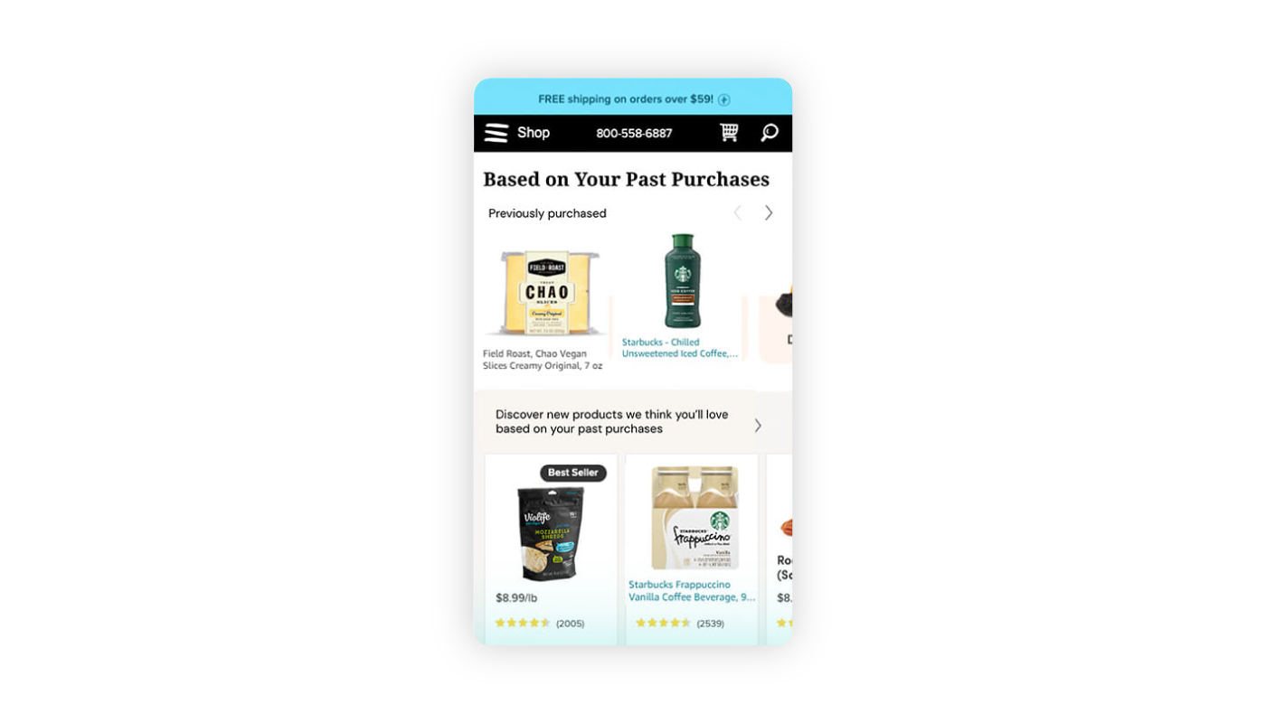 Product recommendations using preference-based data insights can suggest both familiar favorites and exciting new finds to make every visit feel like personalized treasure hunt.