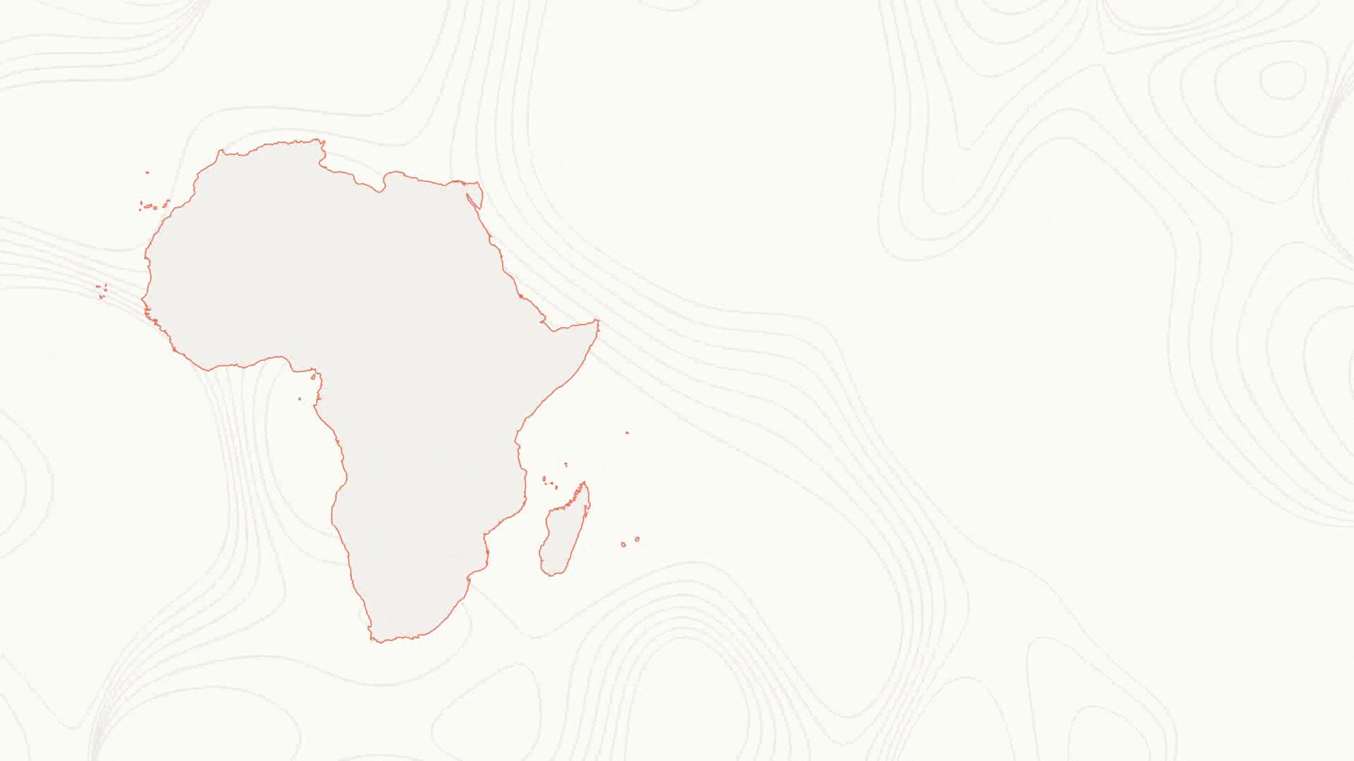 map of africa with labeled countries