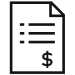 Invoice doucument icon