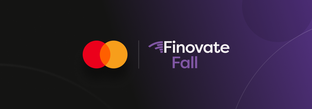 Mastercard logó plusz Finovate Fall logó