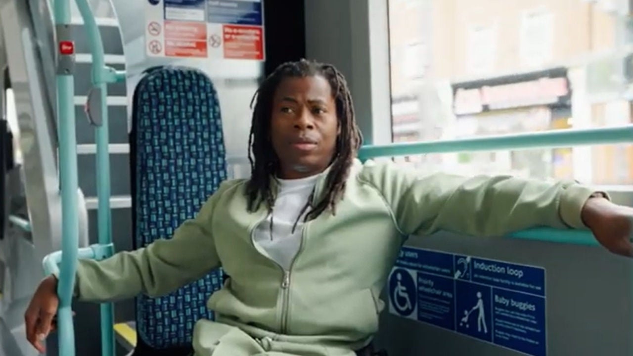 Ade Adepitan on a Superloop bus