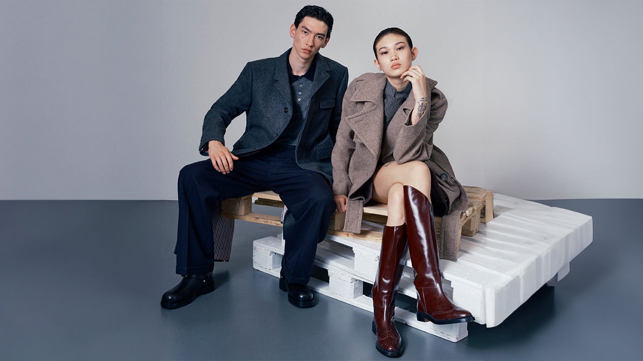 modelli uomo e donna in posa