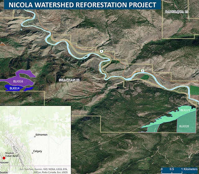 Mapa regiona, Kanada.