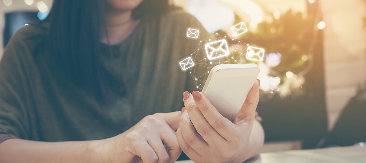Email on mobile