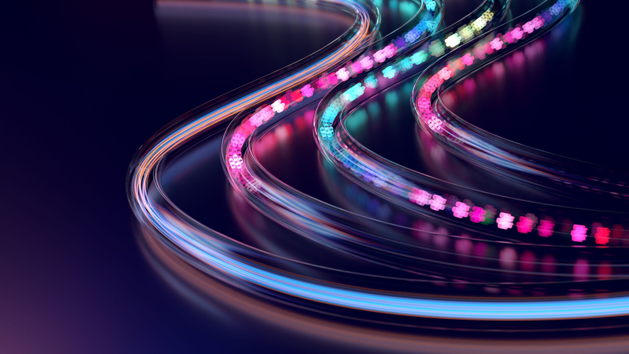 Roadway picture from sky