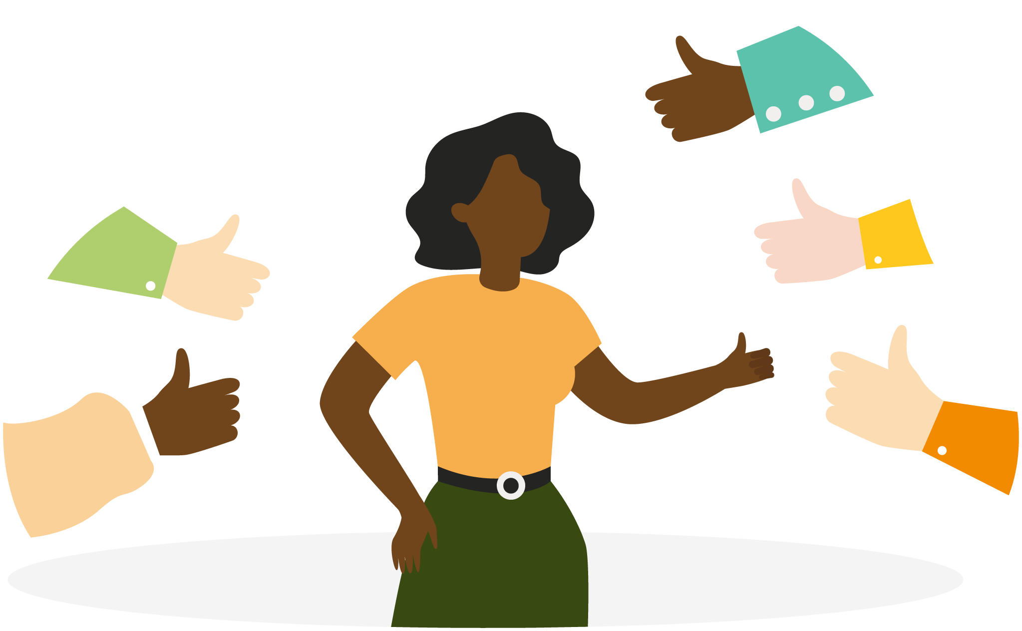 Thumbs up clipart for approval