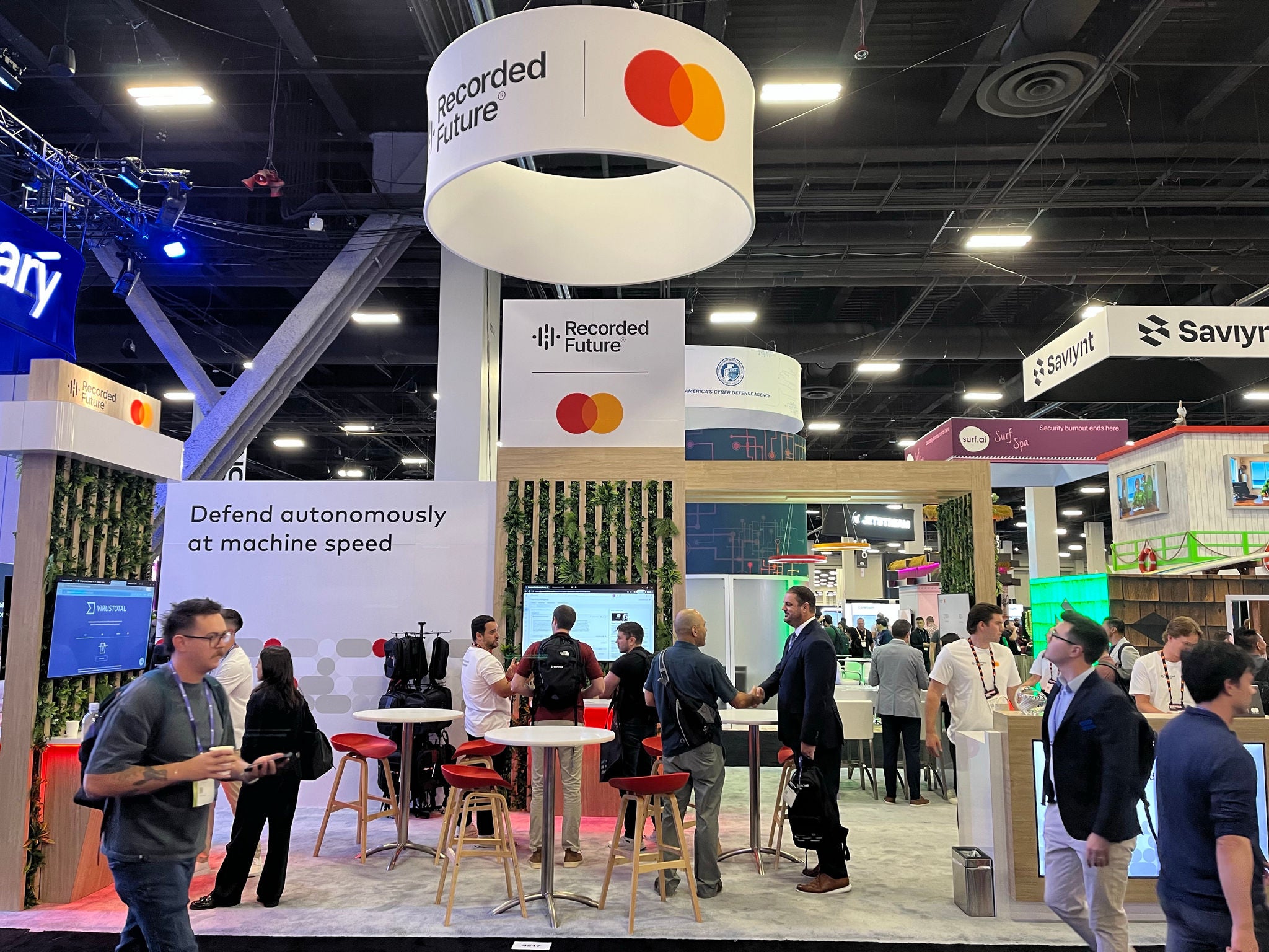 On the show floor at Black Hat 2026.
