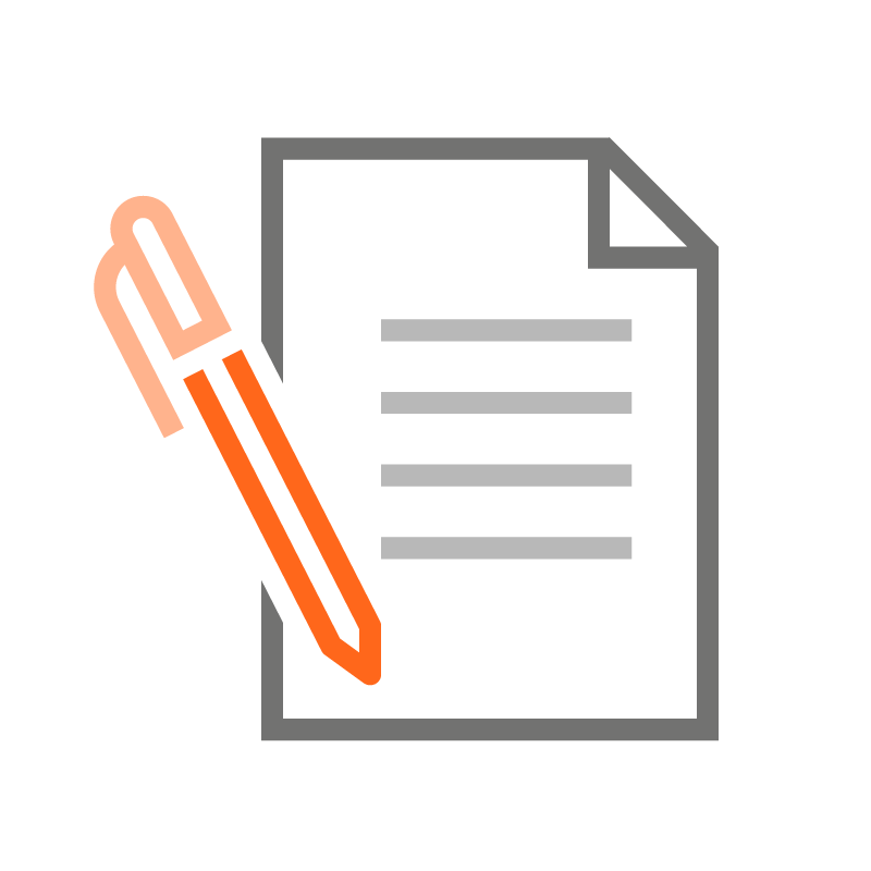 Pen and paper icon