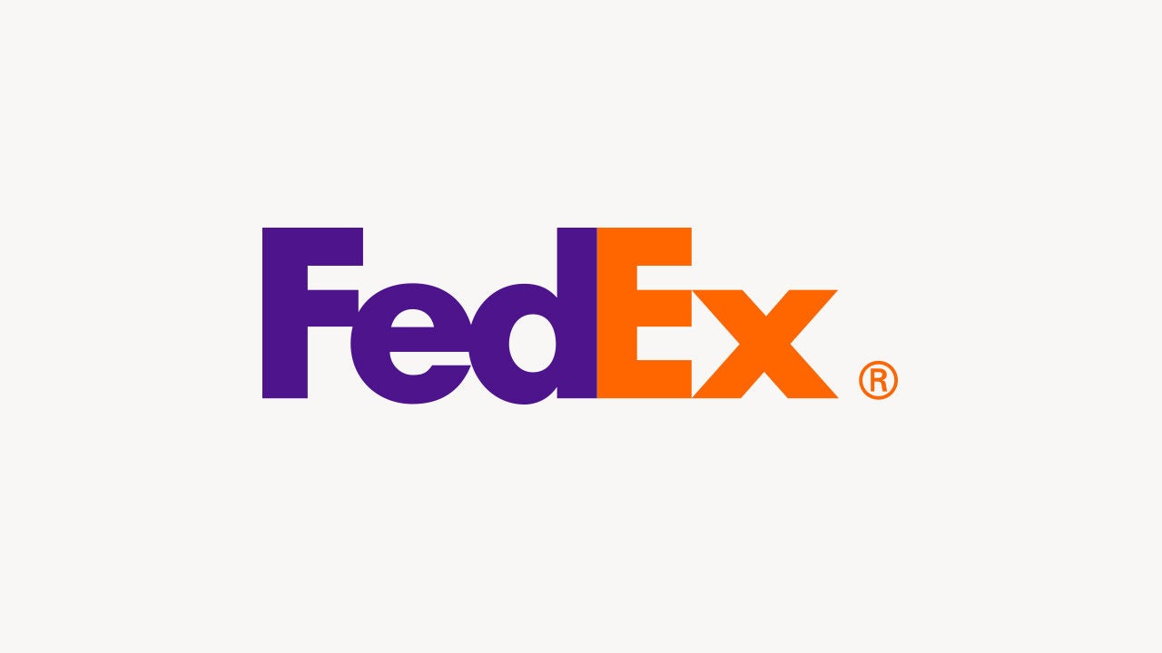 FedEx logo.