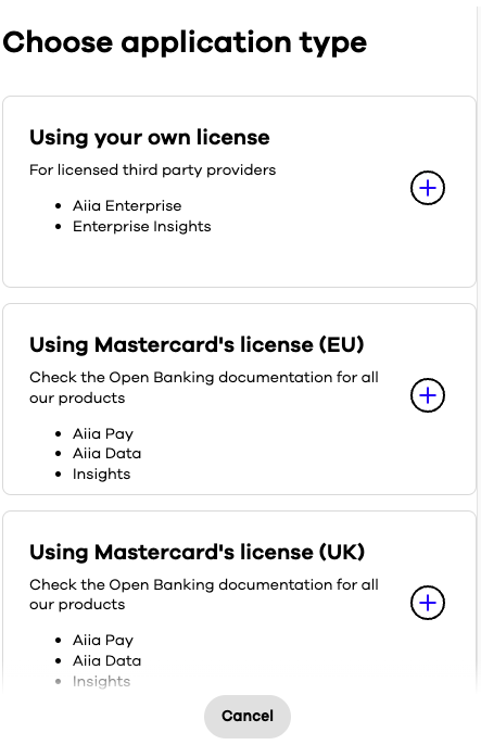 Screenshot der Aiia-Plattform