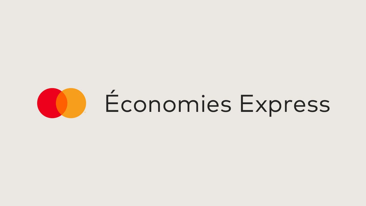 Économies Express de Mastercard logo.