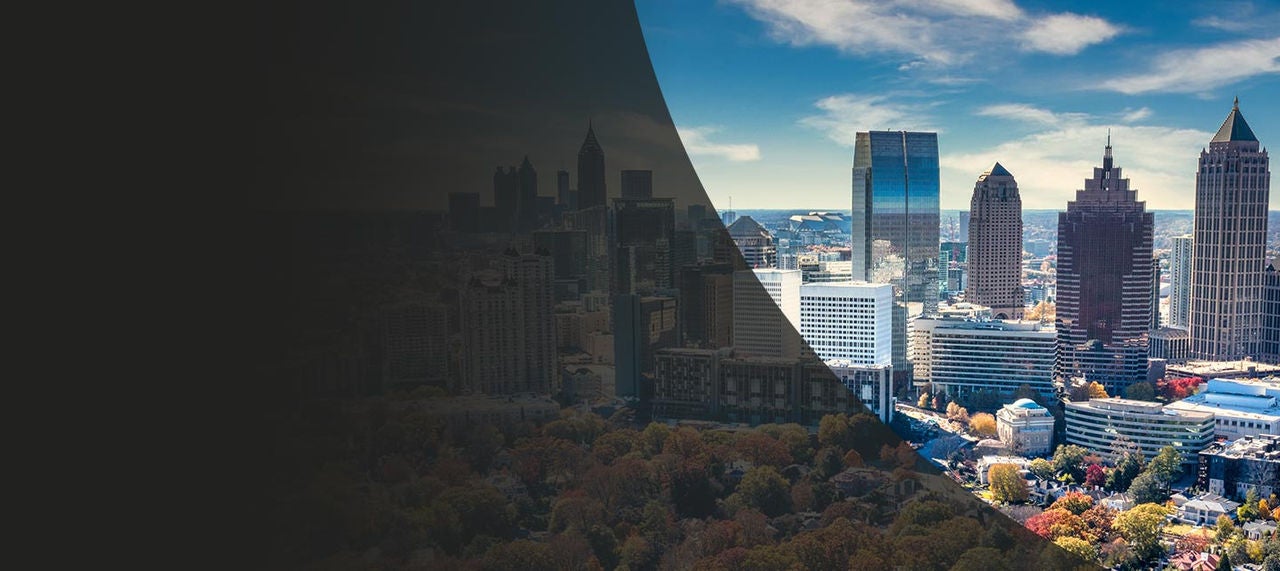 Atlanta skyline.