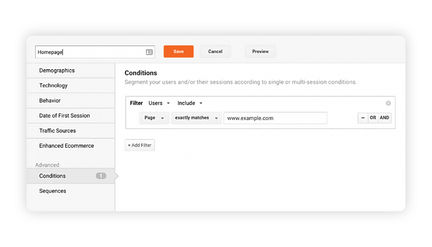 Analytics in experimentation example