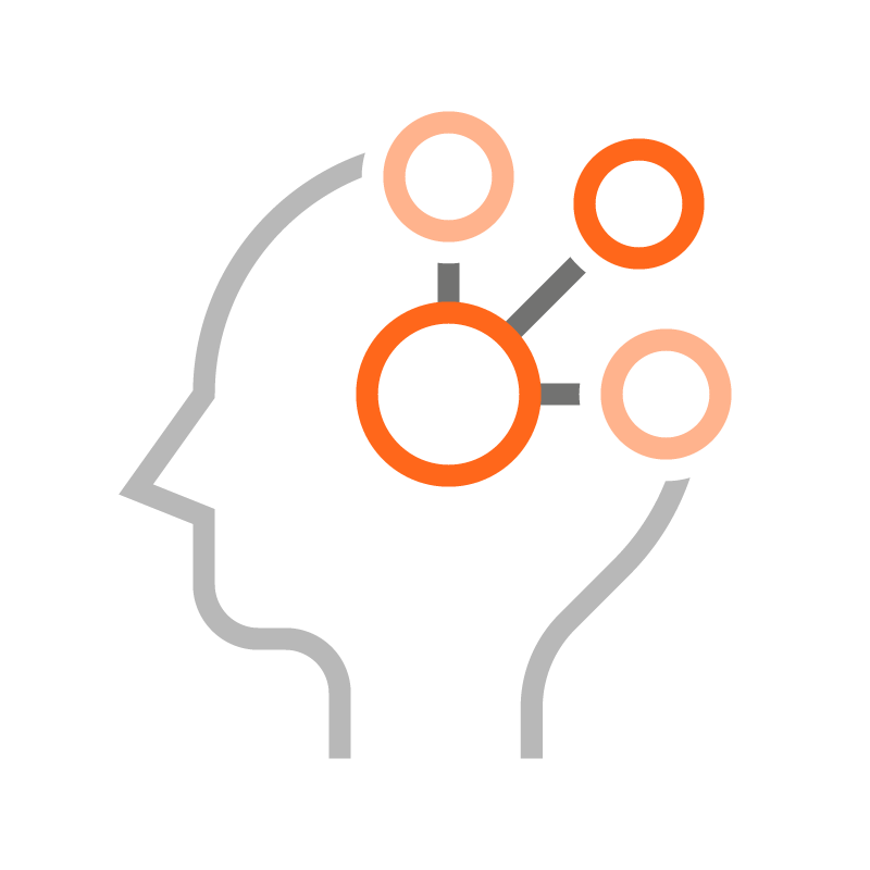 Icon for delivering faster, smart decision making