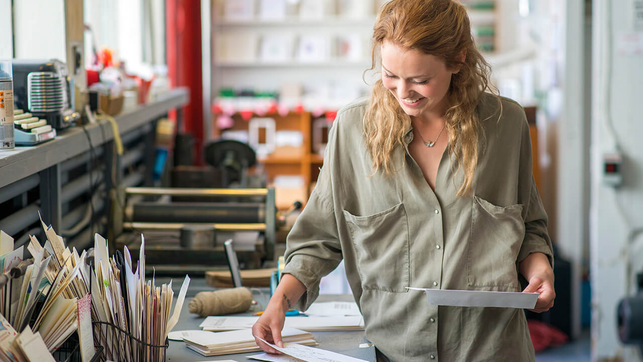 woman in workshop