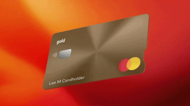 Mastercard Gold Credit Card.