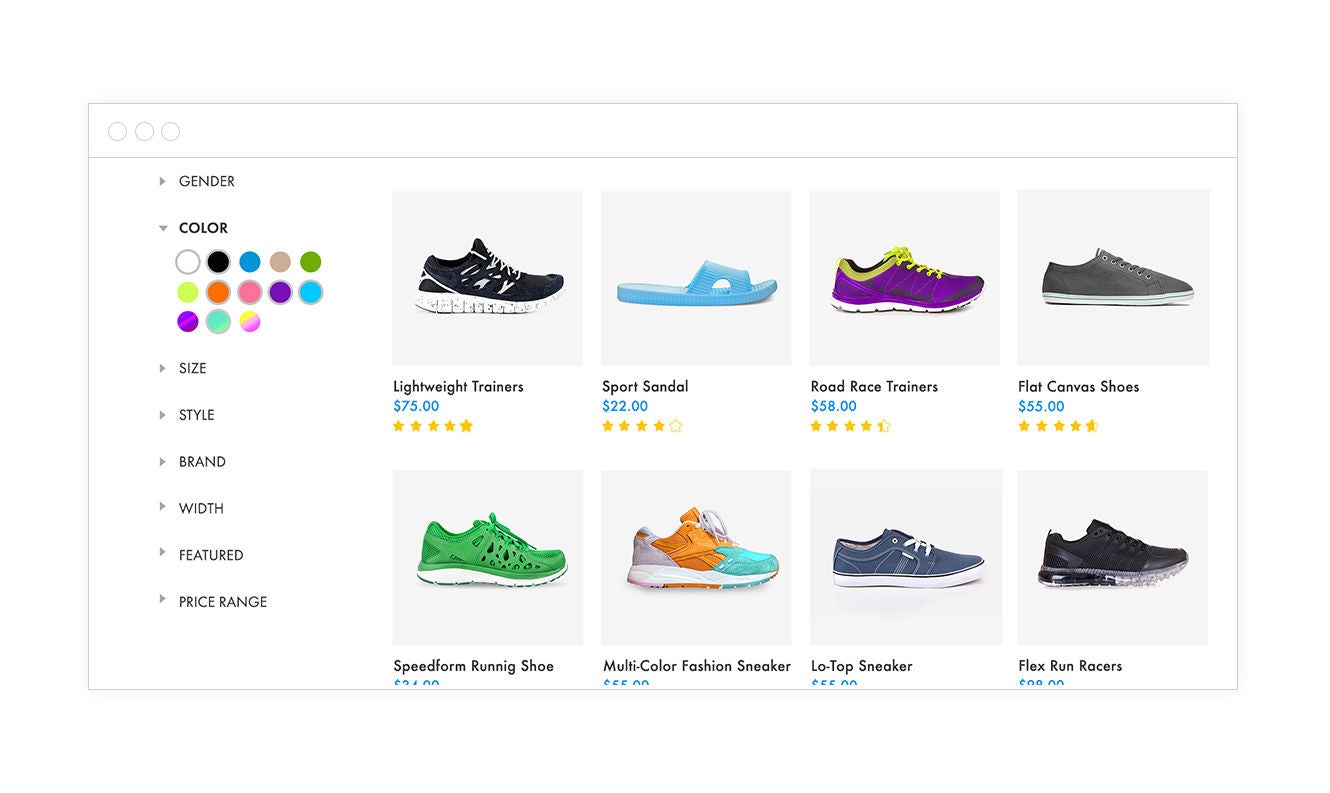 Search personalization example