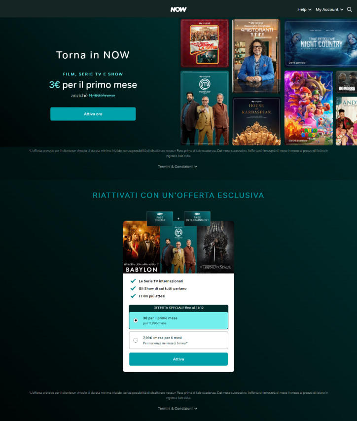 Personalization example