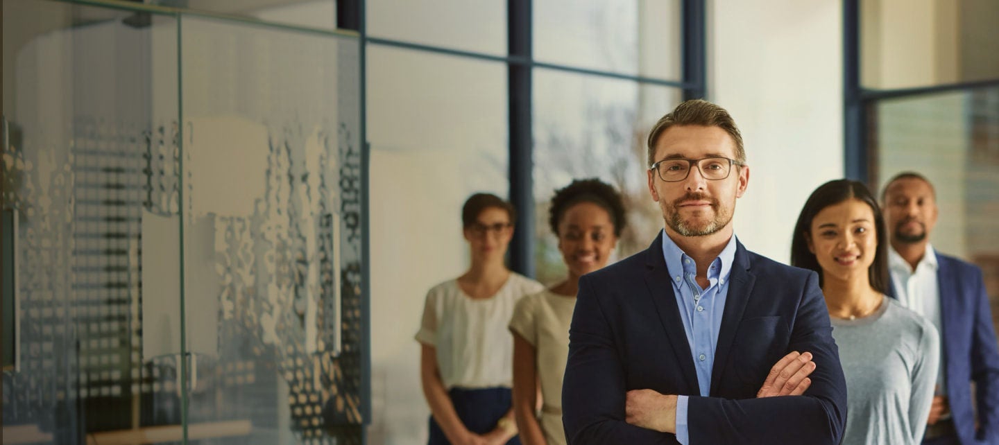 team of office managers